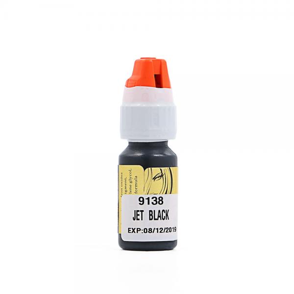 Jet Black Semi Permanent Makeup Pigments Slant Oily Pigments For Eyelines