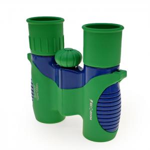 Green Shockproof 8x21 Kids Binoculars For Bird Watching / Learning Star