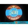 China Mini Engraved Customizable Casino Poker Chips For Entertainment Venues Games wholesale