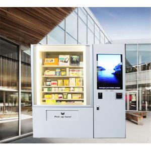 China Electronic Products Snacks Mini Mart Vending Machine With LCD Advertising Screen supplier
