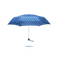 China Polka Dot Printing 21inchx8K Pongee 190T Sun Protection Umbrella For women on sale