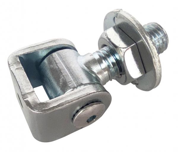 Silver zinc M16 weld on hinges swing door adjustable gate Hinge with Jionted