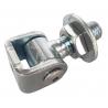 Silver zinc M16 weld on hinges swing door adjustable gate Hinge with Jionted