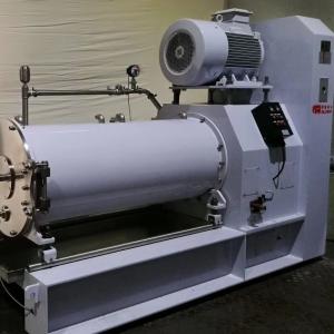 China Wearable Titanium Dioxide Grinding Horizontal Bead Mill SUS304 Disc Grinding Machine supplier