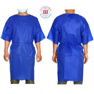 35gsm PP Medical Isolation Gowns Long Short Sleeves Hospital Non Woven Disposable Gown