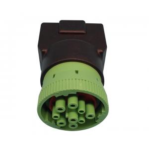 China Green J1939 Deutsch 9-Pin Female to J1962 OBD-II OBD 16 Pin Female Adapter supplier