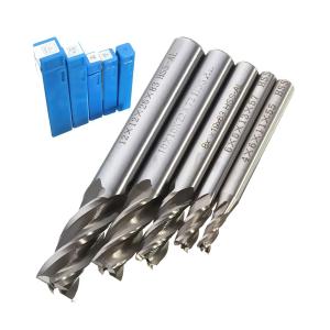 China HSS CNC Straight Shank 4 Flute End Mill Milling / Fully Ground Cutting Drill Bit supplier