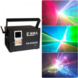 China New 7W RGB Full Color Laser Light , High Power 7000MW RGB Animation Laser Projector supplier