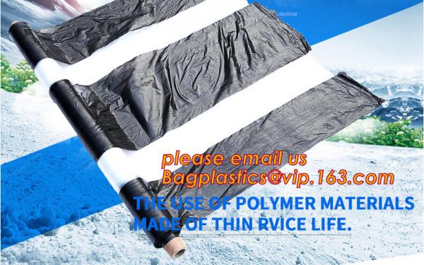 black white plastic mulch film/agricultural anti weed mulch/custom large size
