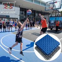 China Customized Volleyball Sport Court Tiles TPE Multi Sport Interlocking Tiles on sale