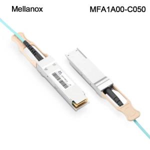 China QSFP LSZH Mellanox AOC Active Optical Cable MFA1A00-C050 100GbE 50m new and original wholesale