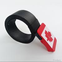 China Printed Customize Your Own Belt Buckle Plastic For Advertising Give Away Present on sale