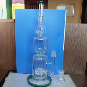 China Hand Blown Borosilicate 3.3 Percolater Glass Bong Glass Water Pipe wholesale