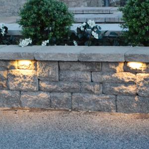 Low Voltage Garden Light,12V led stone light,led Retaining wall light, led hardscape light