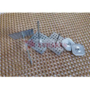 HVAC System Fitting Glass Wool Aluminium Perforated Base Insulation Hangers