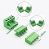 5.08mm Pitch PCB Plug-in Screw Terminal Blocks Plug + Straight Pin Header