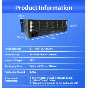 China 12 HDMI 2.0 Input Interface Type 4K Video Processor 4x4 4k60 LCD LED Video Processor Single Gross Weight 12 HDMI2.0 wholesale