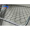 China Outdoor Decorative Metal Rope Mesh Rust Resistant 100-110000 PSI Tensile Strength wholesale