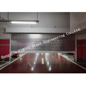 Automatic Galvanized Industrial Garage Doors Heavy Duty Steel Roller Shutter Door For Underground