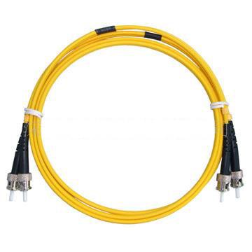 Mode unitaire optique de la corde de correction de fibre ST-ST, (SM SX) facile recto pour l'opération pour FTTX + LAN