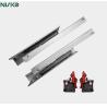 China Full Extension Concealed Undermount Drawer Slides Telescopic Soft Closing wholesale