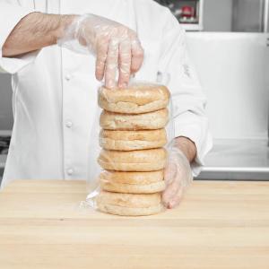 China Gravure en plastique de sacs plats de pain imprimant 16 X 24 avec des perforations micro supplier