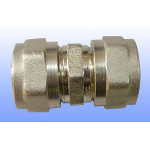 China compression brass fitting equal straight for PEX-AL-PEX supplier