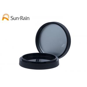 China Beauty Cosmetic Plastic Blusher Black ABS Blush Case With Mirror SF0806A supplier