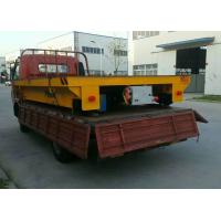 China Building Material Transfer Cart , Four Wheels Electric On Rail Transfer Cart on sale