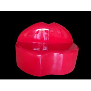 China Hotel mall deco  lip shape red  fiberglass chair statue as functional furniture supplier