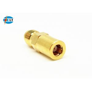 Precision Gold Plated Straight RF Adapter SMA Female to SMB Female Coax Adapter