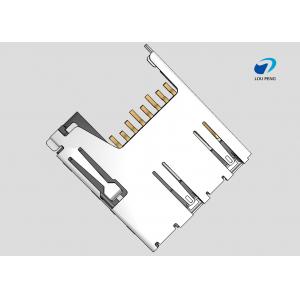 China SD Card Connectors, Secure Digital Compatible Card, 8 Position, Surface Mount, Right Angle supplier