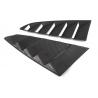 China Ford Mustang Carbon Fiber Rear Window Louvers GT350R Style Mustang Tuning Parts wholesale