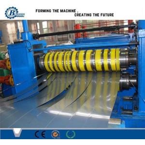 China Hydraulic Aluminum Steel Coil Slitting Line , Rolled Sheet Metal Slitting Machine supplier