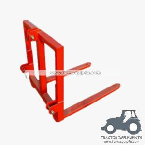 China Tractor implements 3 point Pallet Mover bale mover supplier