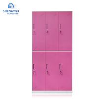 China Home Gym Steel Storage And Lockable Multi-Door Metal Clothes Locker on sale