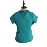 China Ladies Work Medical Scrub Suit / Contrast Piping Nursing Scrubs Uniforms wholesale