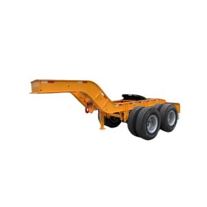 China Heavy Duty Full Cargo Trailer Dolly Trailer High Strength Full Thickness Drop Deck Semi Trailer For Sale In Mongolia supplier