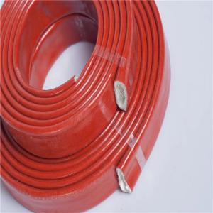 Brake Lines Braided Silicone Rubber Fiberglass Sleeving With Silicone Resin