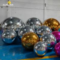 China Event Decoration Sphere Inflatable Mirror Balloon Spheres Wedding Laser Disco on sale