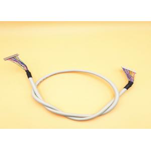 Shrink Tube Copartner LVDS Cable Assembly , 30 Pin Electronic LVDS LCD Cable