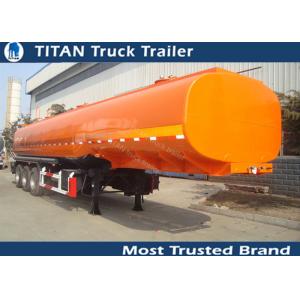 Tri axle tanker trailer for fuel oil , acid , water , diesel Jet A1 transportation