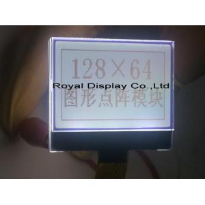 China Экран LCD модуля Lcd COG 12864 Stn голубой отрицательный промышленный Transmissive supplier