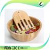China organic bamboo salad bowl wholesale