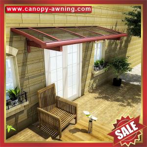 outdoor villa house patio gazebo porch door window aluminum alu polycarbonate pc awning canopy canopies cover for sale