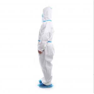 White List Factory Wholesale Price Affordable Industrial Use Clothing Chemical Coverall with Zipper and Custom Service