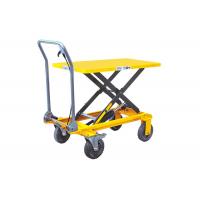 China Hydraulic Scissor Lift Table With Foot Pedal Easy Operation CE Certification on sale