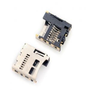 China 5000 Cycles Durability Memory Card Socket Connector For Auto Electronics supplier