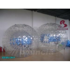 China 1.0mm PVC Inflatable Zorb Ball With Soft Back Cushions wholesale