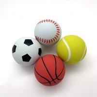China Reusable Nontoxic Rubber Sports Ball , Lightweight High Bounce Rubber Ball on sale